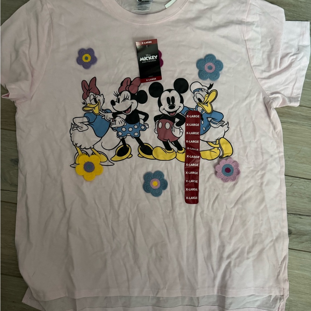 Disney Mickey & Friends Pink T-Shirt